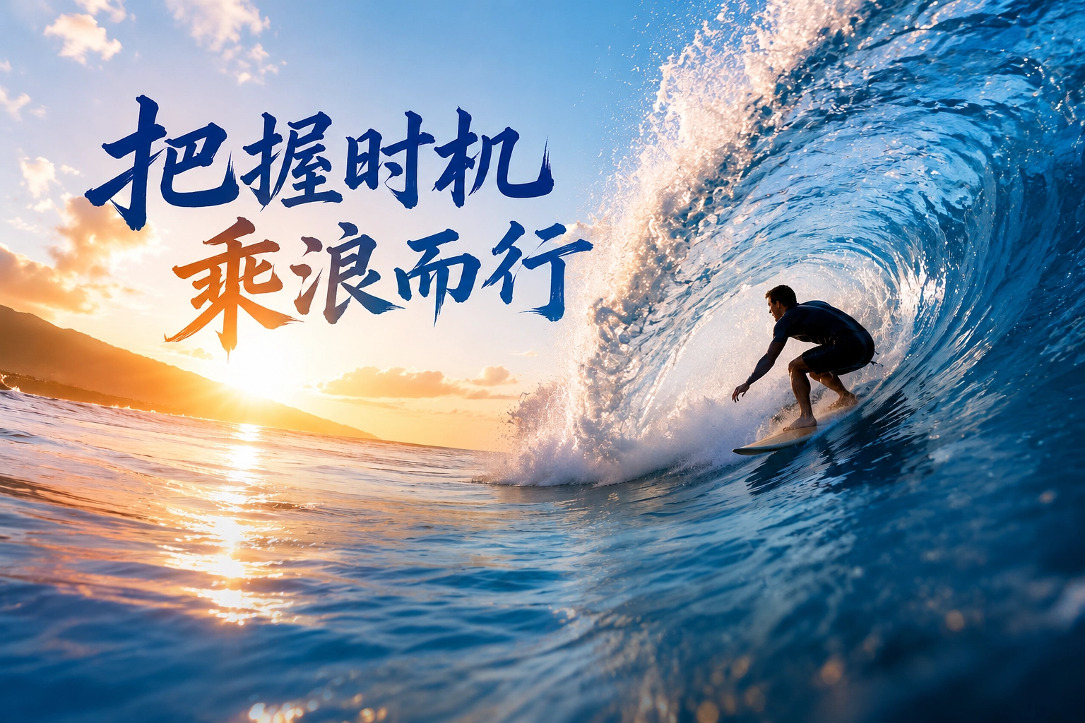 把握時機，乘浪而行